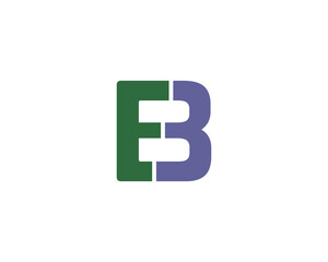 EB logo design vector template