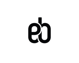 EB logo design vector template