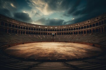 remains of the ancient Roman arena