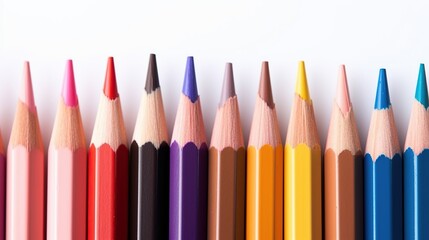 Vibrant Colored Pencils Gradient