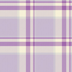 Modern seamless plaid background, flannel tartan textile pattern. Layout texture fabric vector check in light and pastel colors.