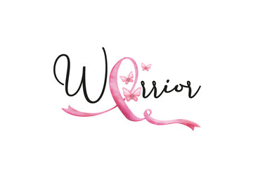 Warrior Breast Cancer PNG Sublimation T shirt design
