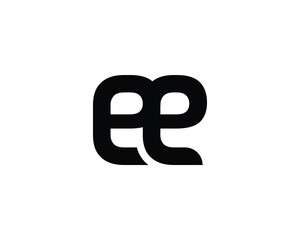 EE Logo design vector template