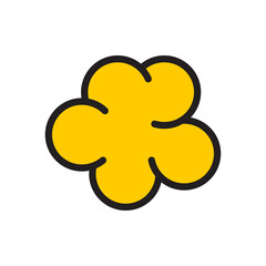 Popcorn icon symbol template for graphic and web design logo vector illustration