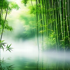Bamboo forest, Natural background design