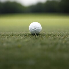 golf ball on the green