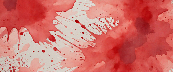red watercolor background wall paper