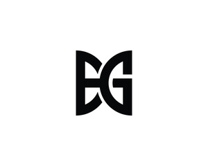 EG logo design vector template