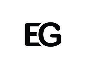 EG logo design vector template
