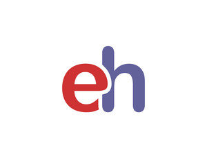 EH logo design vector template