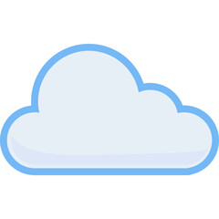 Fluffy Cloud Sticker