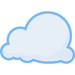 Fluffy Cloud Sticker