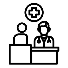 Doctor'S Consultation Icon