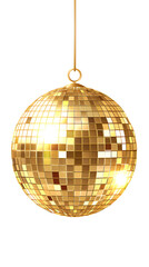 gold disco ball vector png