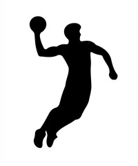 Manvolleyball Silhouettes sport PNG Design 