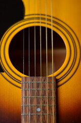 musical instrument six-string acoustic guitar