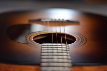 musical instrument six-string acoustic guitar