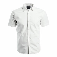 white shirt mockup isolated on a white background