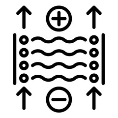 Electrocoagulation Icon