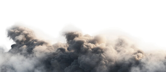 clouds in the mountains