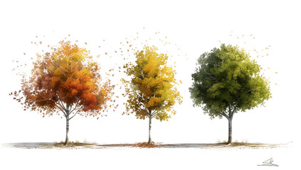 Fototapeta premium tree in the snow