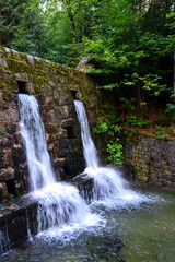 The Wolf Waterfall on the Wolf stream, Karpacz, Poland