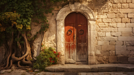 Door in the old town