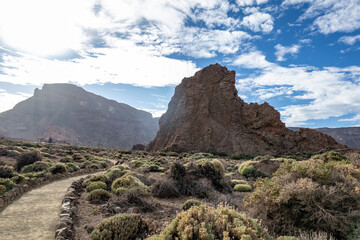 Landscape of Teide National Park , Tenerife