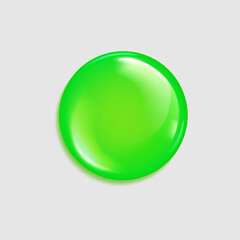 green glass sphere ball