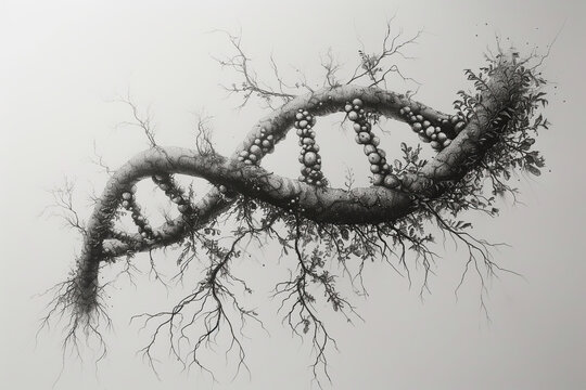 dna molecule sketch