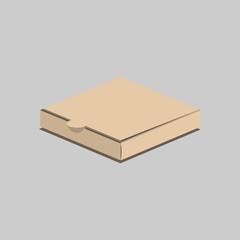 cardboard box isolated on white