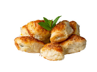Turkish cuisine; Handmade Cheese Pastry (Turkish name; peynirli pogaca)