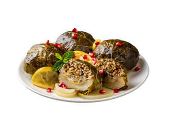 Traditional Turkish food; stuffed artichokes, stuffed artichokes. Turkish name; enginar canaginda sarma - dolma