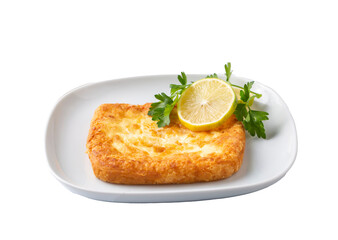 Saganaki is a Greek delicacy of fried cheese.