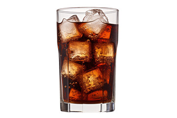 Cola on a glass