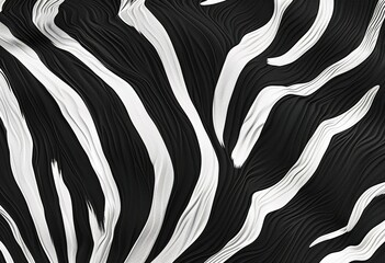 Elegant, fluid black and white textures that create a mesmerizing abstract pattern, perfect for backgrounds, wallpaper and art projects.