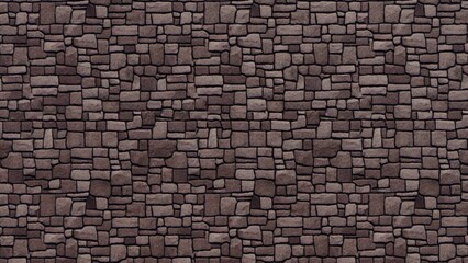 Stone pattern brown wall background