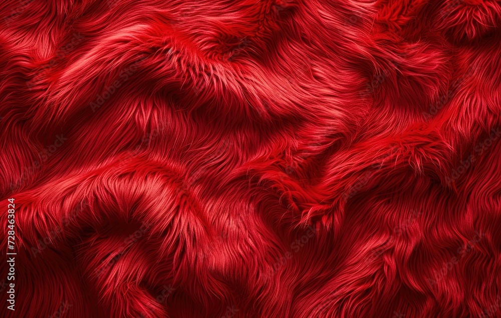 Poster vibrant red textured background - detailed and dynamic flowing red strands creating a visually stunn