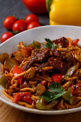 Lagman is a popular Central Asian national dish of the Uighurs
