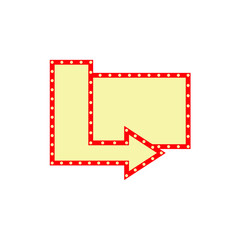 Retro Light Box Vector Illustration