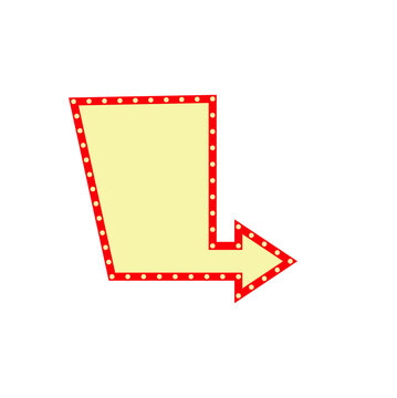 Retro Light Box Vector Illustration