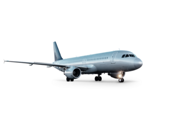 Passenger plane isolated