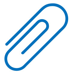 paper clip icon in trendy flat style  vector icon