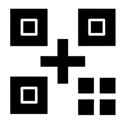 Obraz premium qr code icon in trendy flat style vector icon