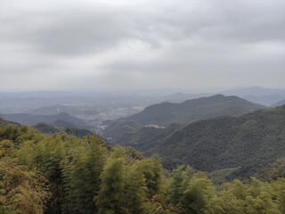 View of Moganshan Scenic Area in China