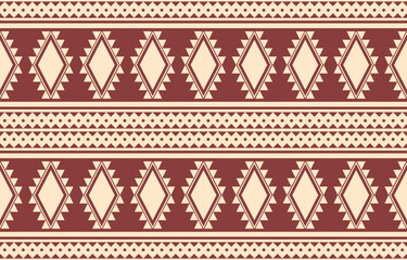 Ethnic abstract ikat art. Aztec ornament print. geometric ethnic pattern seamless  color oriental.  Design for background ,curtain, carpet, wallpaper, clothing, wrapping, Batik, vector illustration.