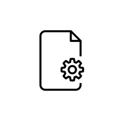 Outline Document Icon