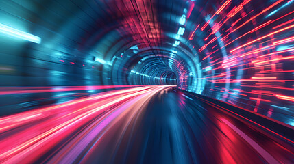 A colorful abstract background image featuring swirling light trails and sparks.