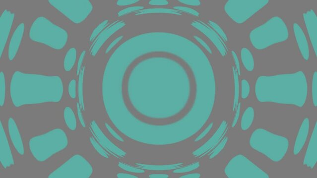 Background for motion design in the form of trembling splash of water over moving blue checkered pattern.