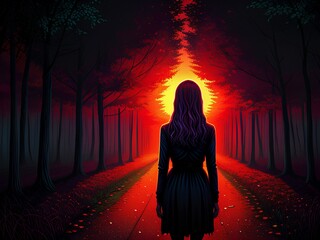 Person in the dark, Generative AI